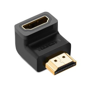Adaptador HDMI 90 Graus Preto Exbom