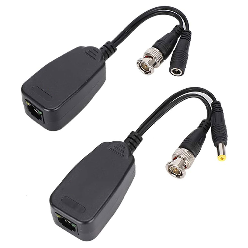 Balun RJ-45 Vídeo e Energia P4 Par Exbom