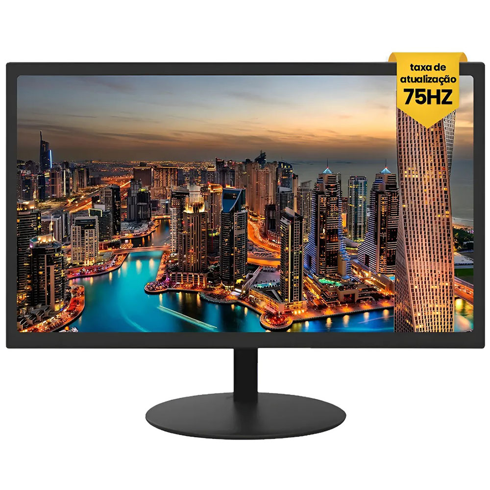 Monitor Led 20" 75Hz Full HD Preto BPC